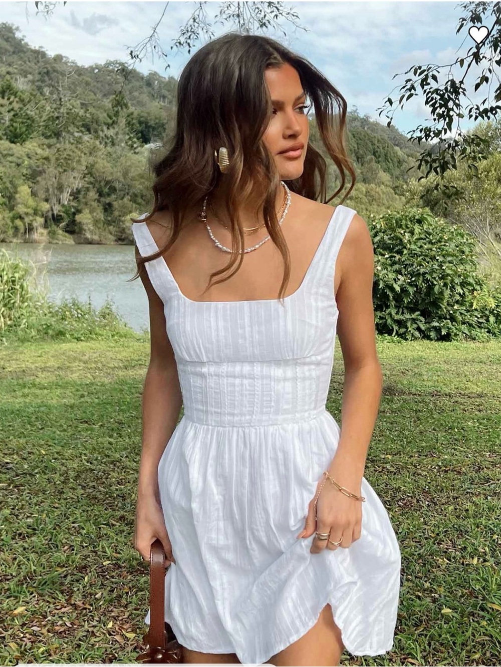 NWT Mini white dress
